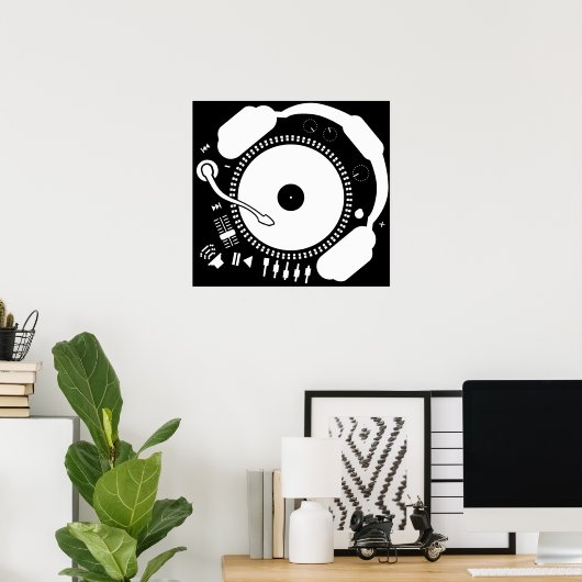 Funny_Doughnut Poster (Thuiskantoor)