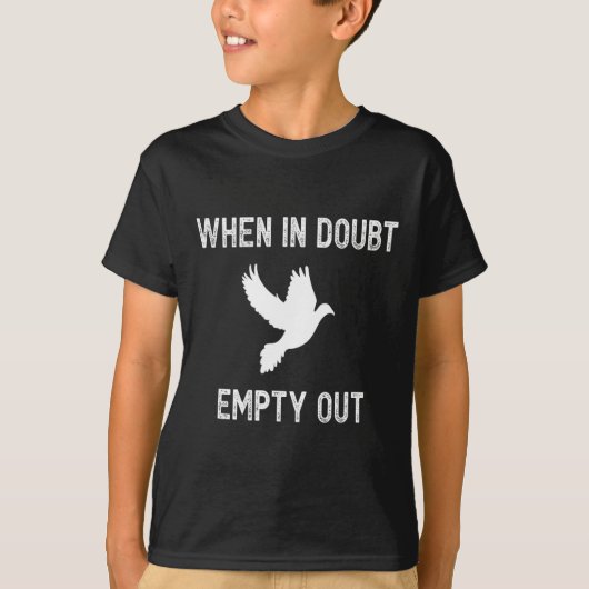 Funny Dove Hunter for Hunters - Bird Gift T-shirt (Voorkant)