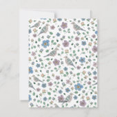 Funny Dove Pun Valentijnsdag Holiday Kaart (Achterkant)