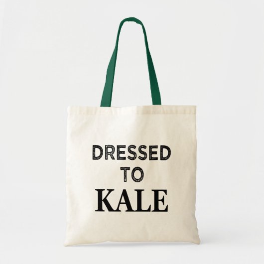 Funny Dpress to Kale canvas tas (Voorkant)