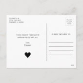 Funny Draai van het Briefkaart van de Liefde van d (Achterkant)