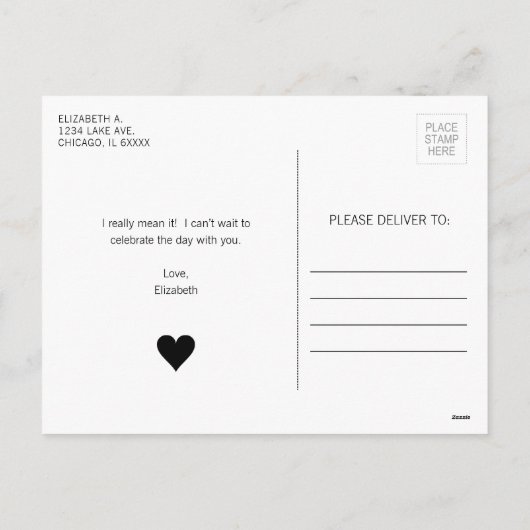 Funny Draai van het Briefkaart van de Liefde van d (Achterkant)