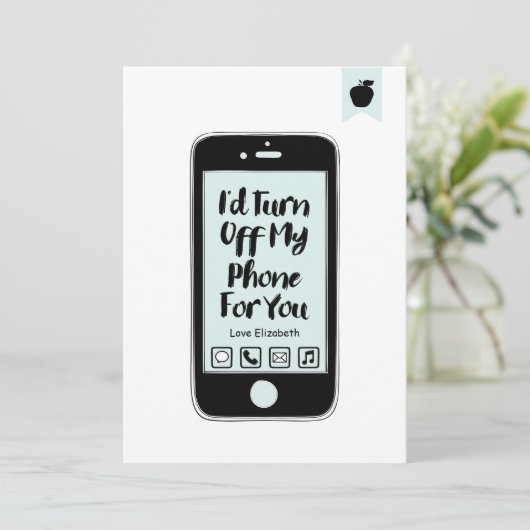 Funny Draai van Valentijnsdag-liefdeskaart Feestdagenkaart (Staand voorkant)