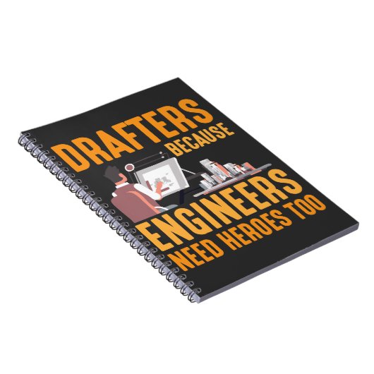 Funny Drafting Technician Gift for Drafters Notitieboek (Rechterzijde)