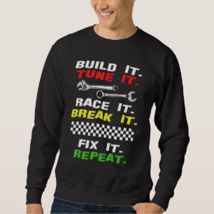 Funny Drag Race Mechanic Car Fan Motorsport Trui
