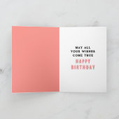 Funny Dragon Birthday Kaart (Binnen)