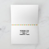 Funny Dragon Birthday Kaart (Binnen)