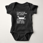Funny Dragon Boat Racing Humor Boating Row Romper (Voorkant)