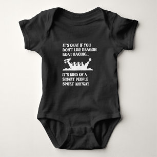 Funny Dragon Boat Racing Humor Boating Row Romper