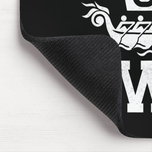 Funny Dragon Boat Racing Paddle Sync Or Swim  Muismat (Hoek)