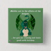 Funny Dragon Button (Voorkant)