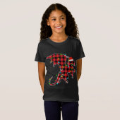 Funny Dragon kerstboom Red Pset Xmas Dieren T-shirt (Voorkant volledig)