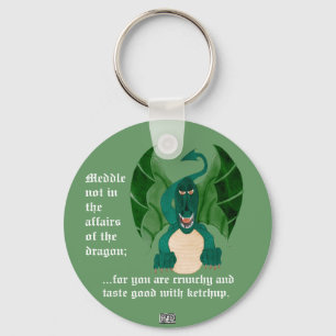 Funny Dragon Sleutelhanger