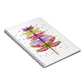 Funny Dragonfly-kerstboom Notitieboek (Rechterzijde)