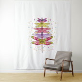 Funny Dragonfly-kerstboom Wandkleed (In situ)