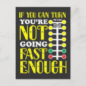 Funny Dragster Driver Race Car Enthusiast Briefkaart (Voorkant)