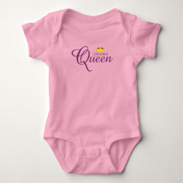Funny Drama Queen met Royal Crown Romper