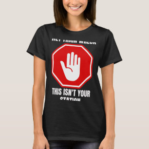 Funny Drama Queen Train Wreck Hot Mess Vriendin T-shirt