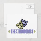 Funny Drama Theater Briefkaart (Voorkant / Achterkant)
