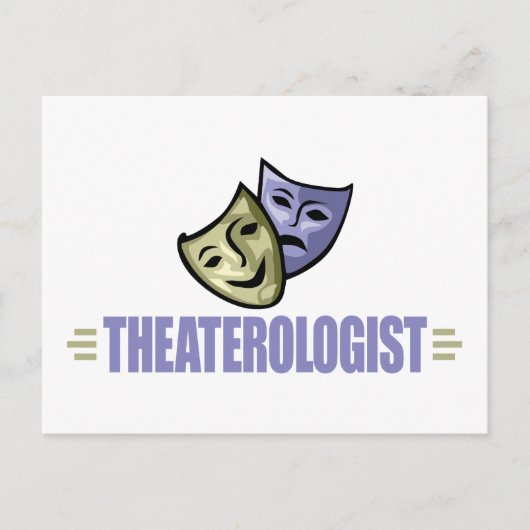 Funny Drama Theater Briefkaart (Voorkant)
