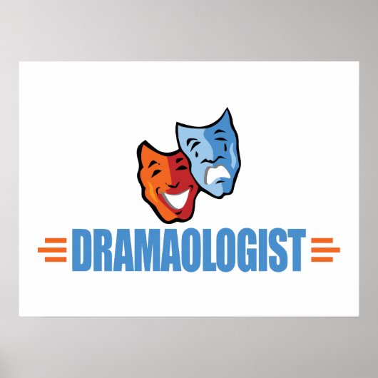 Funny Drama Theater Poster (Voorkant)