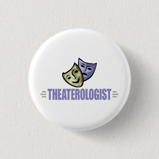 Funny Drama Theater Ronde Button 3,2 Cm (Voorkant)