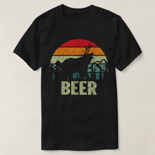 Funny  Drink - Beer Deer Beer TShirt (Design voorkant)