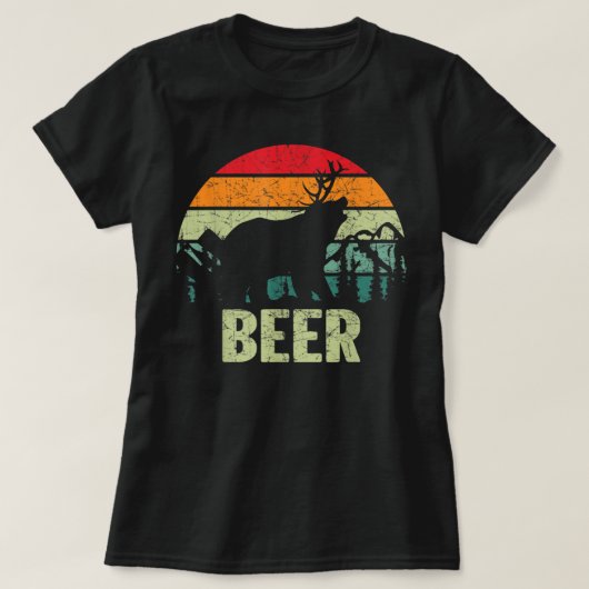 Funny  Drink - Beer Deer Beer TShirt (Design voorkant)