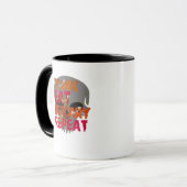 Funny Drink Eat Be Scary Halloween Design Creative Mok (Voorkant links)