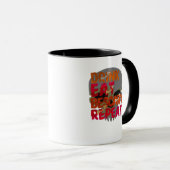 Funny Drink Eat Be Scary Halloween Design Creative Mok (Voorkant rechts)