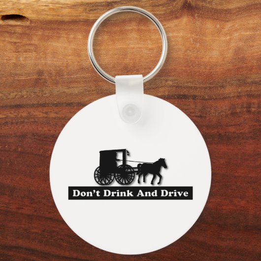 Funny Drink en rijd niet Sleutelhanger (Voorkant)