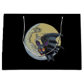 Funny Drink Halloween Full Moon Bat Groot Cadeauzakje (Voorkant)