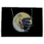 Funny Drink Halloween Full Moon Bat Groot Cadeauzakje (Achterkant)