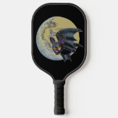 Funny Drink Halloween Full Moon Bat Pickleball Paddle (Voorkant)