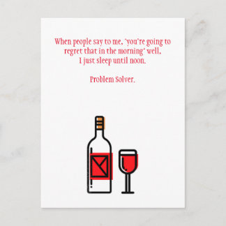 Funny Drink Hangover Briefkaart
