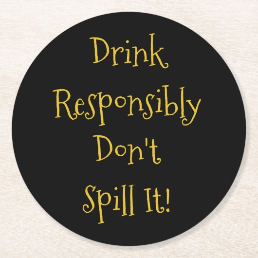 Funny Drink Onderzetter (Voorkant)