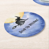 Funny Drink Witches Halloween Onderzetter (Gebogen)