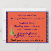 Funny Drink Witches Happy Halloween op Kaart (Achterkant)