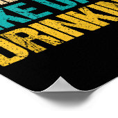 Funny Drinking Shirt For Men Women Smells Like Day Poster (Hoek)