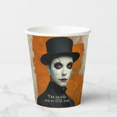 Funny Drinks to Die For Gothic Halloween Papieren Bekers (Voorkant)