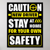 Funny Driver's License New Driver  Poster (Voorkant)