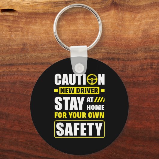 Funny Driver's License New Driver  Sleutelhanger (Voorkant)