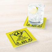 Funny Driving Instructor Gift Glazen Onderzetter (Schuin)