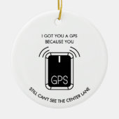 Funny Driving or bowling, Sarcastic gift Keramisch Ornament (Voorkant)