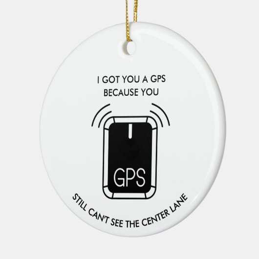 Funny Driving or bowling, Sarcastic gift Keramisch Ornament (Links)