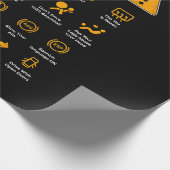 Funny Driving Warning Signs 101 Auto Mechanic Gift Cadeaupapier (Hoek)