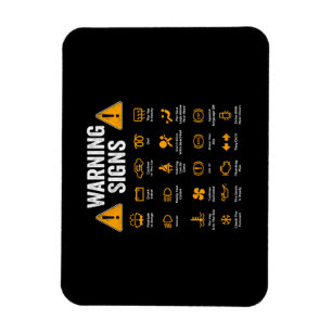 Funny Driving Warning Signs 101 Auto Mechanic Gift Magneet