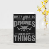 Funny Drone Art For Men Women Boys Drone Racing Dr Kaart (Gele Bloem)