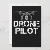 Funny Drone Pilot voor Drone Flying Kaart (Voorkant)