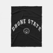 Funny Drone State Flying Secret Drone New Jersey W Fleece Deken (Voorkant)